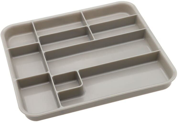 Zirc Procedure Tub Insert, 10 Compartments, Gray, 10-3/4" x 9-11/16" x 1", 20Z465 thumbnail 3