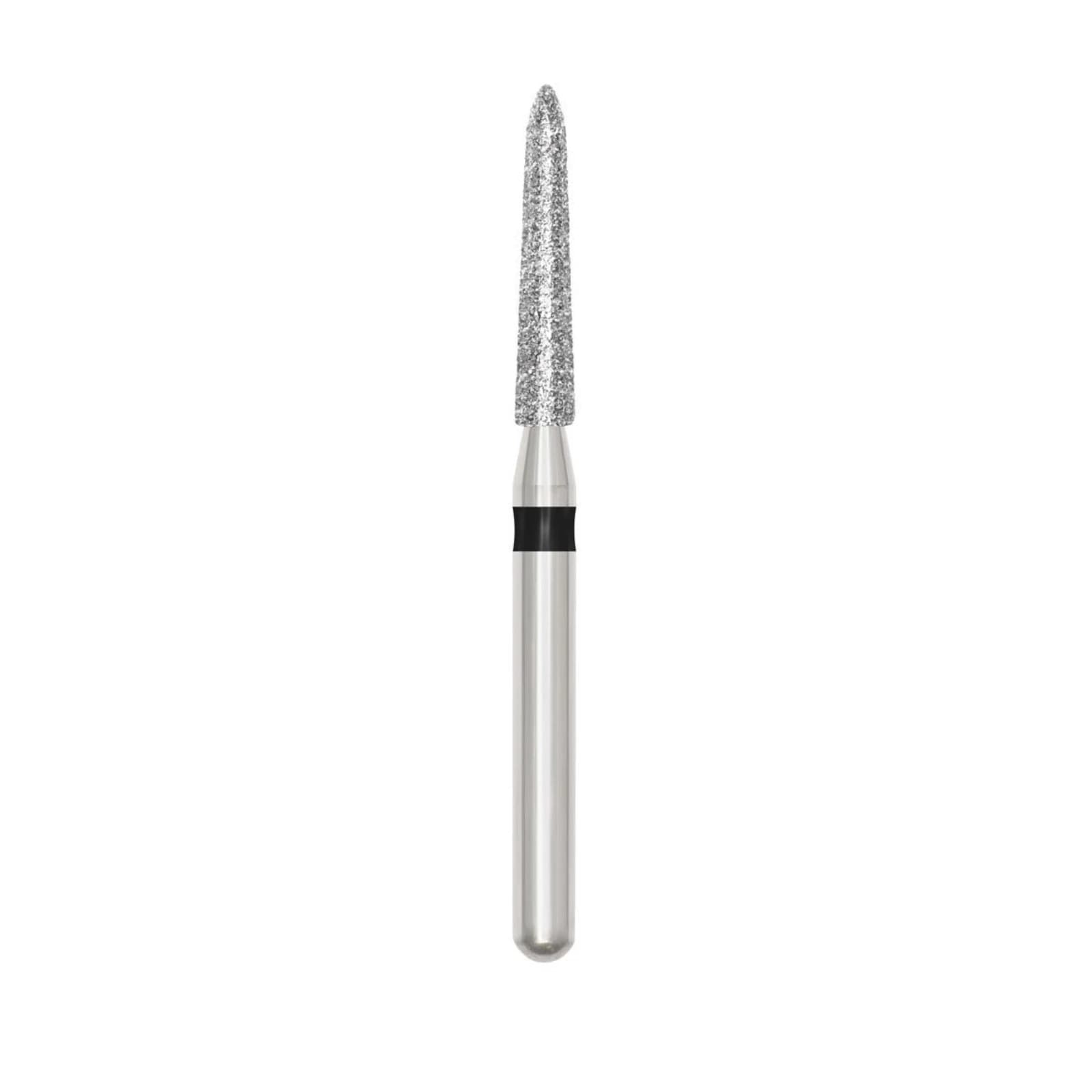 SS White Revelation Diamond Bur 878K-016SC-S, Friction Grip Short Shank, Super Coarse, Curettage Shape, 5/Pk thumbnail 2