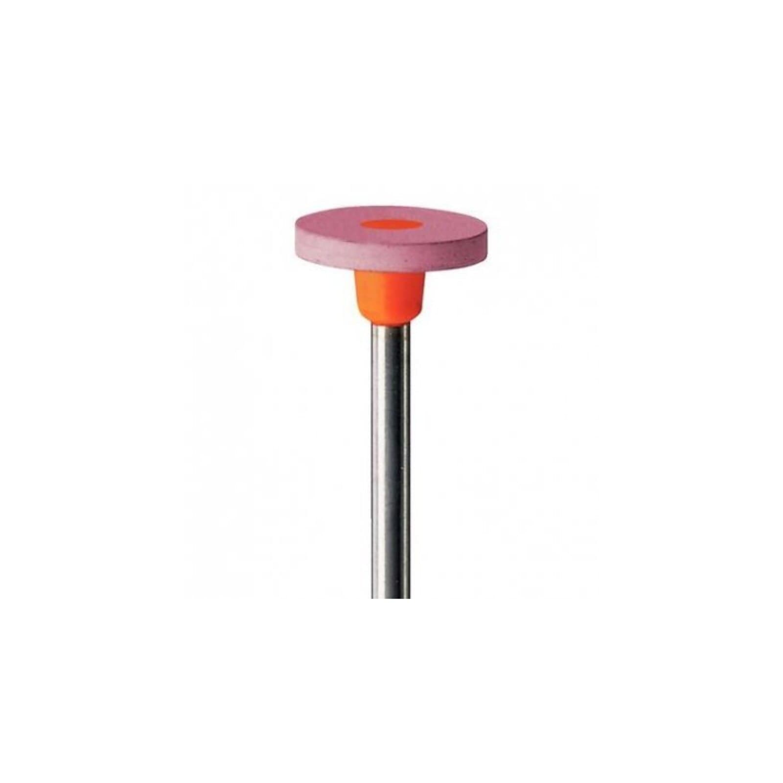 Meisinger 9749F-110 Ceramic Polisher Wheel, Fine Red/Orange, RA (Right Angle), 11.0mm, 2/Pack thumbnail 2