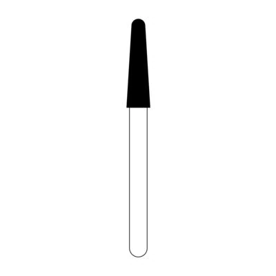 NTI Diamond Bur FG Medium Round End Taper #856-021, 5/Pkg, M856-021 thumbnail 2