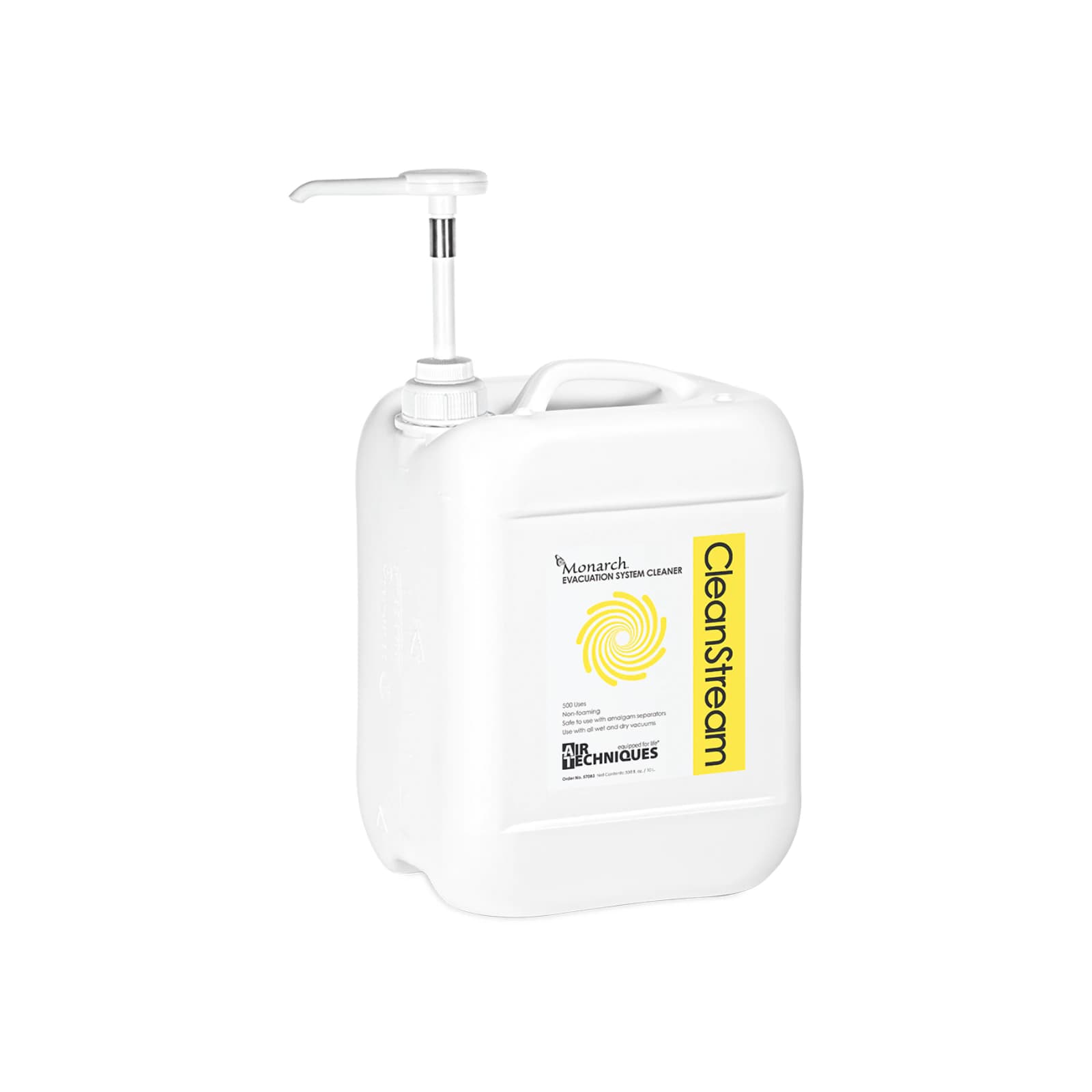 Monarch CleanStream Evacuation System Cleaner, 10 Liter (338 oz) Canister, Concentrated Liquid, 500 Cleanings, 57083 thumbnail 4