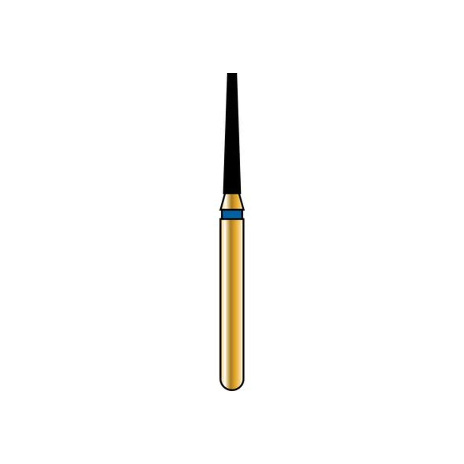 Alpen Multilayer Diamond Bur, FG 847-012, Coarse Grit, Flat End Taper, 5/Pk - Alpen Flat End Tapered FG Coarse Diamond Burs - Image 1