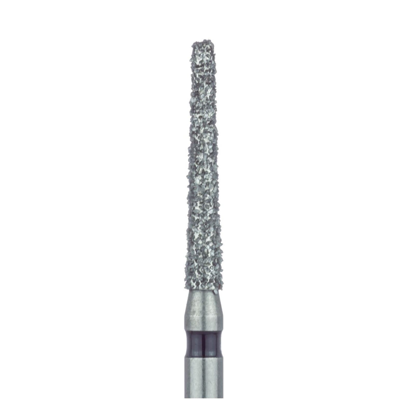 Meisinger 848H-016-FG Super Coarse Diamond Bur, Flat End Tapered, Friction Grip, 1.6 mm Head Diameter, 10 mm Working Length, 5/Pkg thumbnail 3
