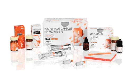 GC Fuji PLUS Resin-Reinforced Glass Ionomer Luting Cement, Powder/Liquid No-Etch Package, 15g Powder & 7mL Liquid, 431101 thumbnail 11