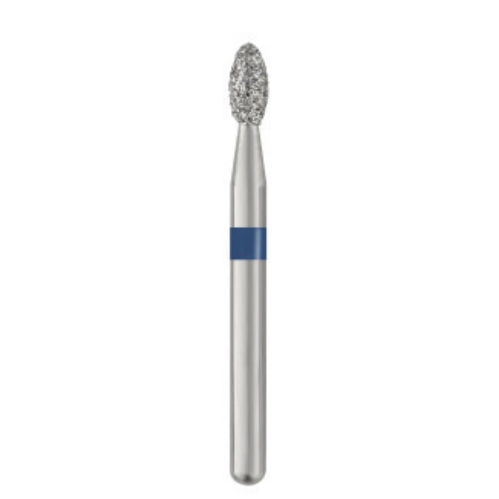 Piranha Diamond Single-Use Burs, FG, Football, # 379-018, 1.8 mm, Medium, Blue, 25/Pk, 379-018M thumbnail 3