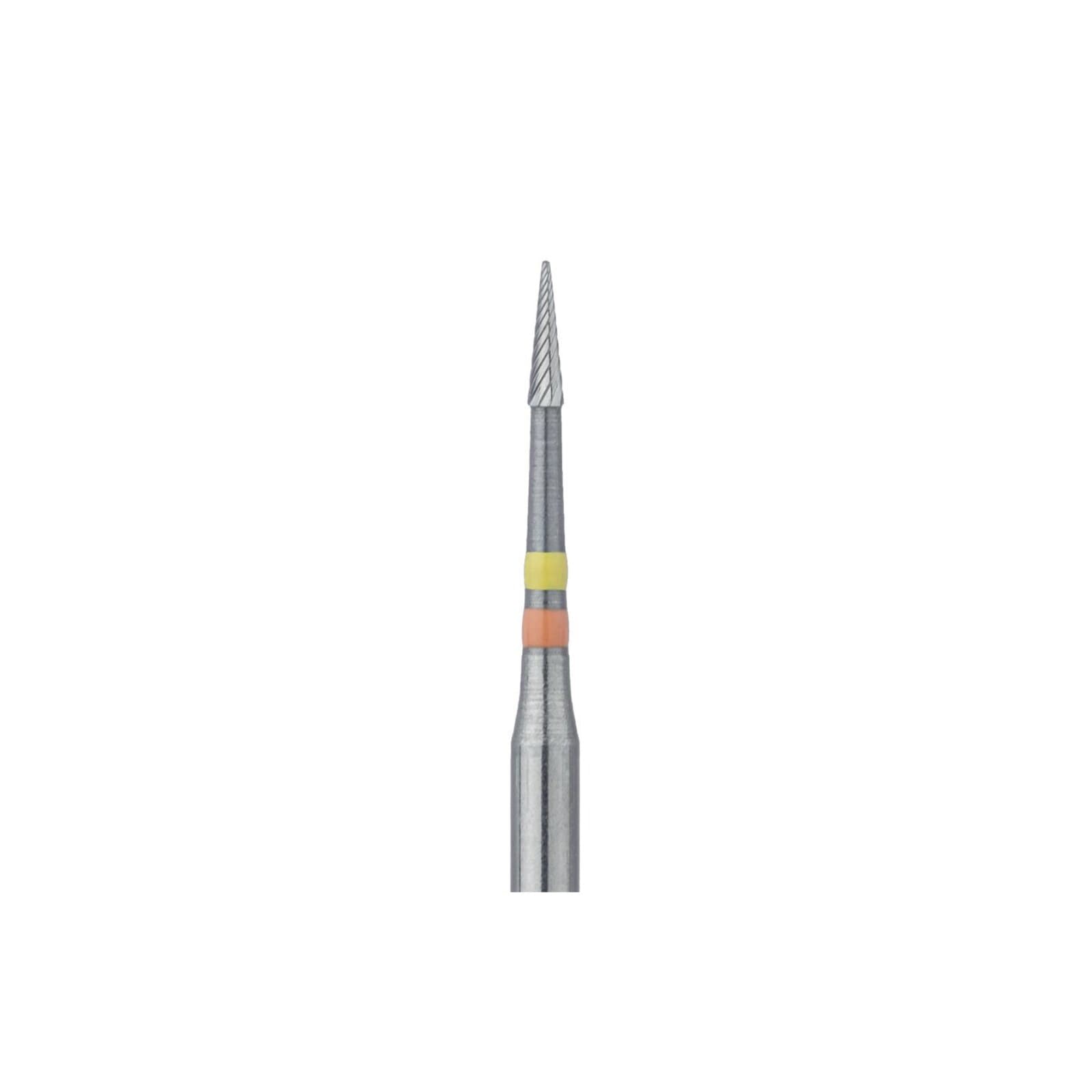 Meisinger Tungsten Carbide T&F Finishing Bur with Twist, ET3, Extra-Fine 20 Flute, 0.8 mm Diameter, Friction Grip, 5/Pkg, D0132F-008-FG thumbnail 2