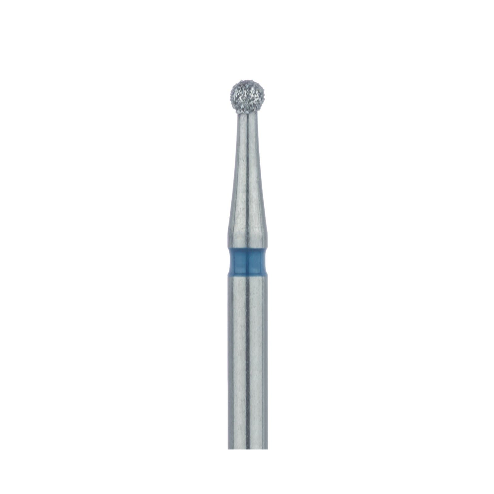 Meisinger 801-014-SS Multi-Use Diamond Bur, Round, 1.4 mm, Medium Grit, Friction Grip Short Shank, 5/Pk thumbnail 2