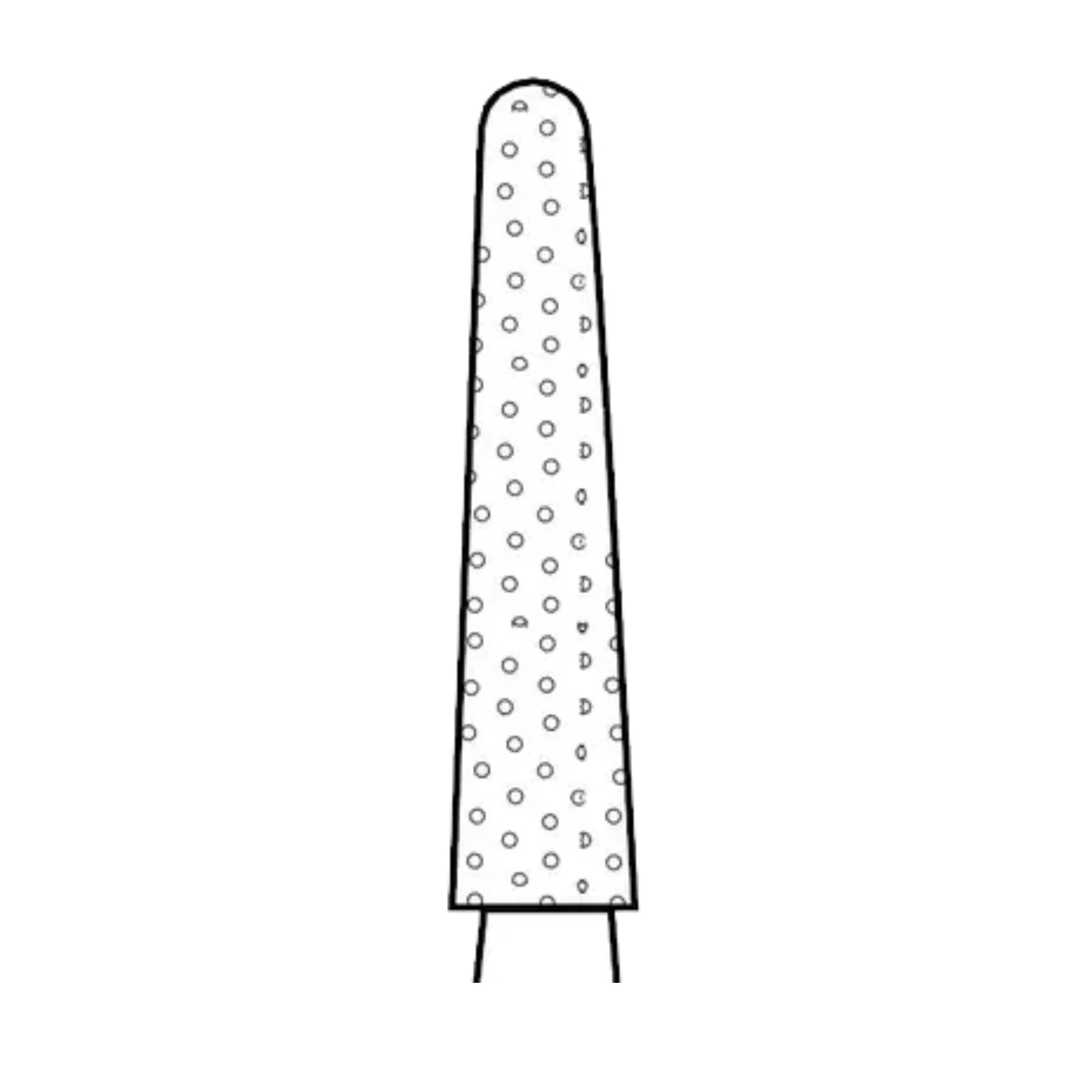 Premier Two Striper Diamond Bur, FG, Round-End Taper, #780.9, Coarse, Green Ring, 5/Pk, 2015467 thumbnail 7