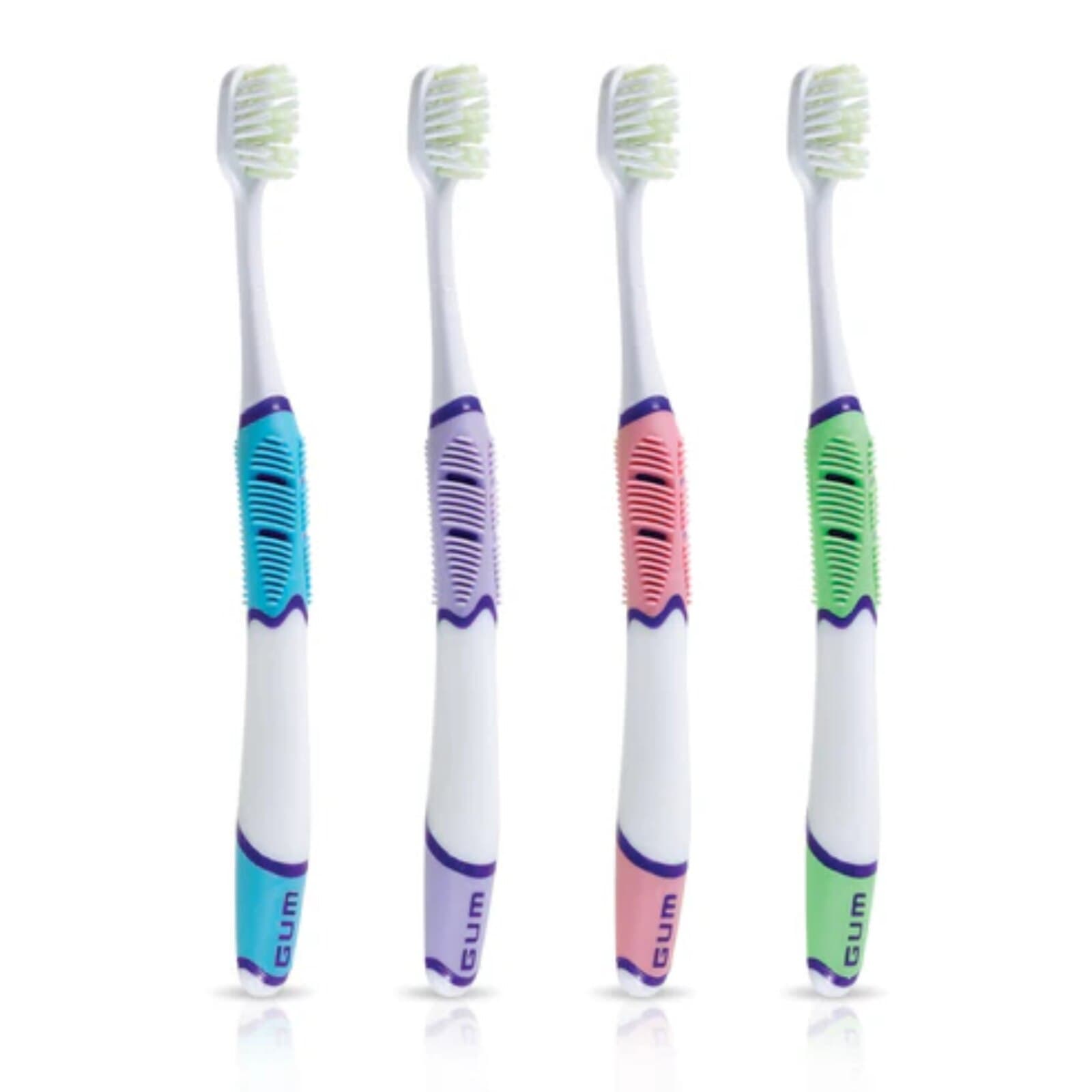 GUM Technique Sensitive Care Compact Ultra Soft Toothbrush, Imprinted, 12/Pk thumbnail 2