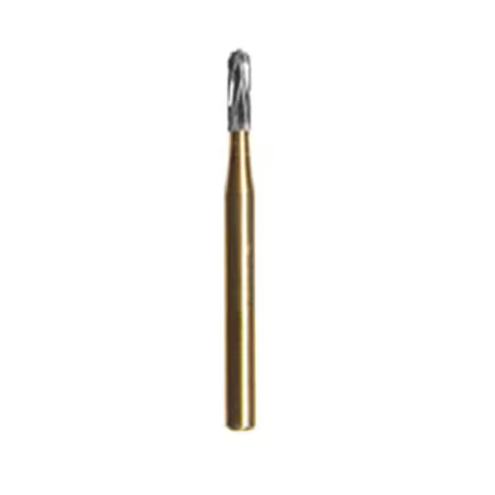 Midwest® Specialty Metal Cutting Bur, FG - Straight Dome End Crosscut, #2158, 1.2 mm Diameter, 3.7 mm Length, 10/Pkg, 389562 thumbnail 2