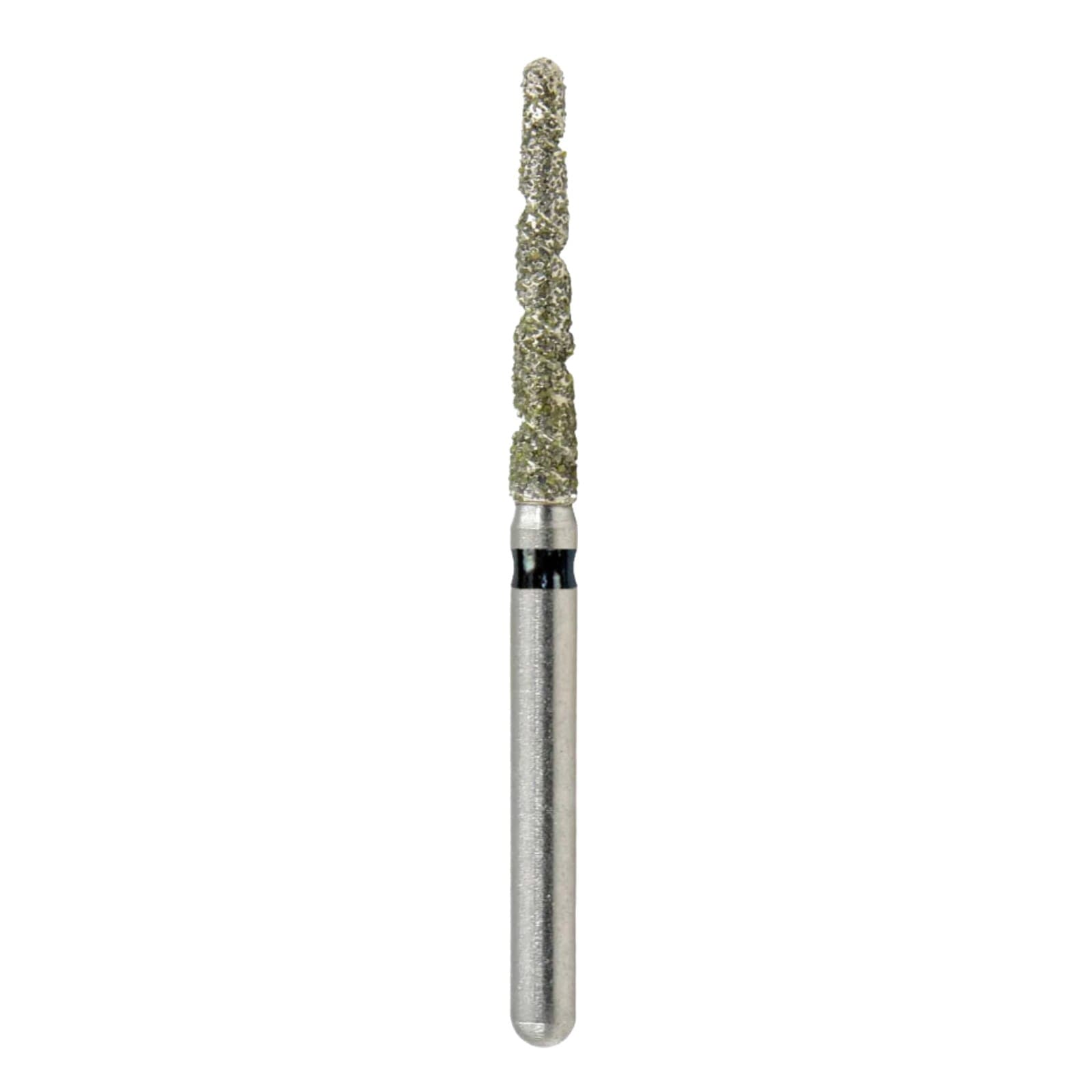 Kerr SimpliCut Sterile Single-Use Diamond Bur, Super Coarse, Round End Taper, Spiral, Friction Grip, 25/Pkg, SC856-T-018-D thumbnail 2