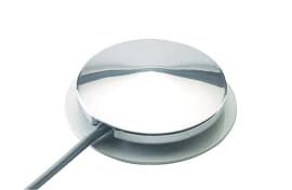 DCI International Grey Economy Disc-Type Foot Control with 7' 2-Hole Polyurethane Tubing, 6301 - Grey Economy 2-Holy Polyurethane Foot Control Tubing 7' - Image 1