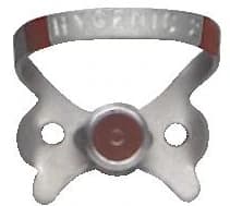 Hygenic Fiesta Color-Coded Rubber Dam Clamp, #2, Winged, Brown, 1/Pk, H09957 thumbnail 3