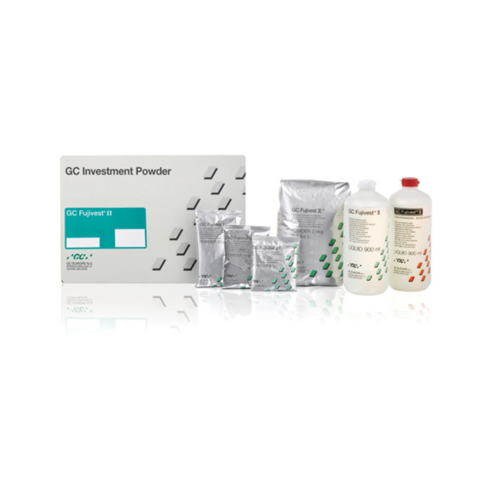 GC America Fujivest II Phosphate-Bonded Investment Powder, 60g Pouches, 100/Pk (800016) thumbnail 6