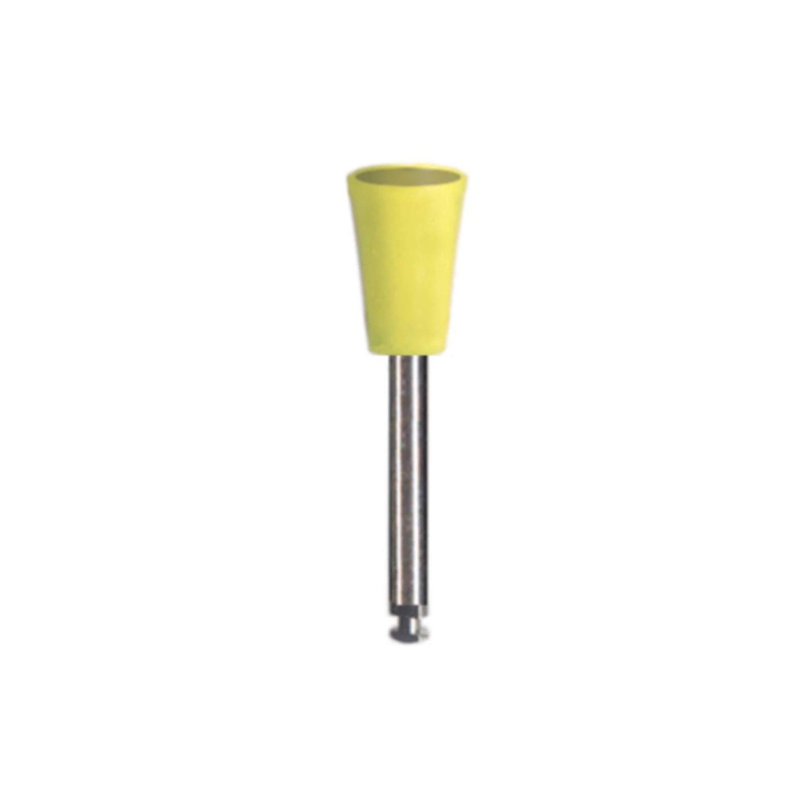 Dedeco Hi-Glaze Diamond-Filled Silicone Midget Polisher, Fine, Cup, RA (Right Angle), Yellow, 3/Box thumbnail 6