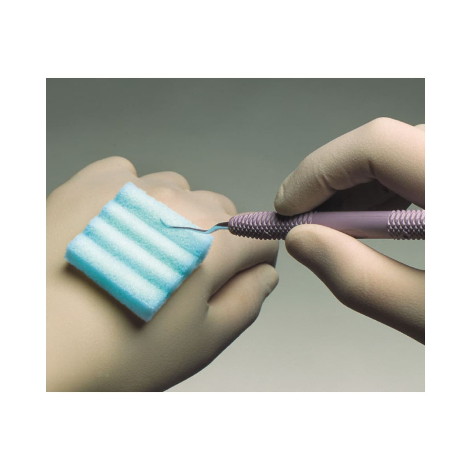 All-Wipe Disposable Instrument Cleaner, Adhesive Backed Foam Pads, 50/Pk - All-Wipe Disposable Instrument Cleaner Box of 50 - Image 1
