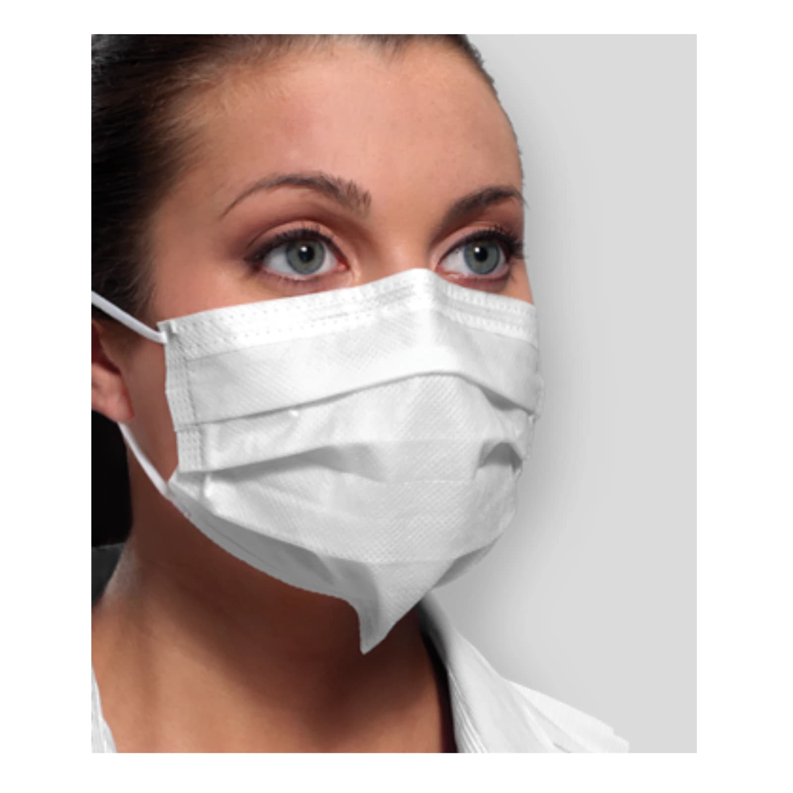 Crosstex Ultra Sensitive FogFree Earloop Surgical Face Mask, ASTM Level 3, White, 40/Box, GCFCXSF thumbnail 16