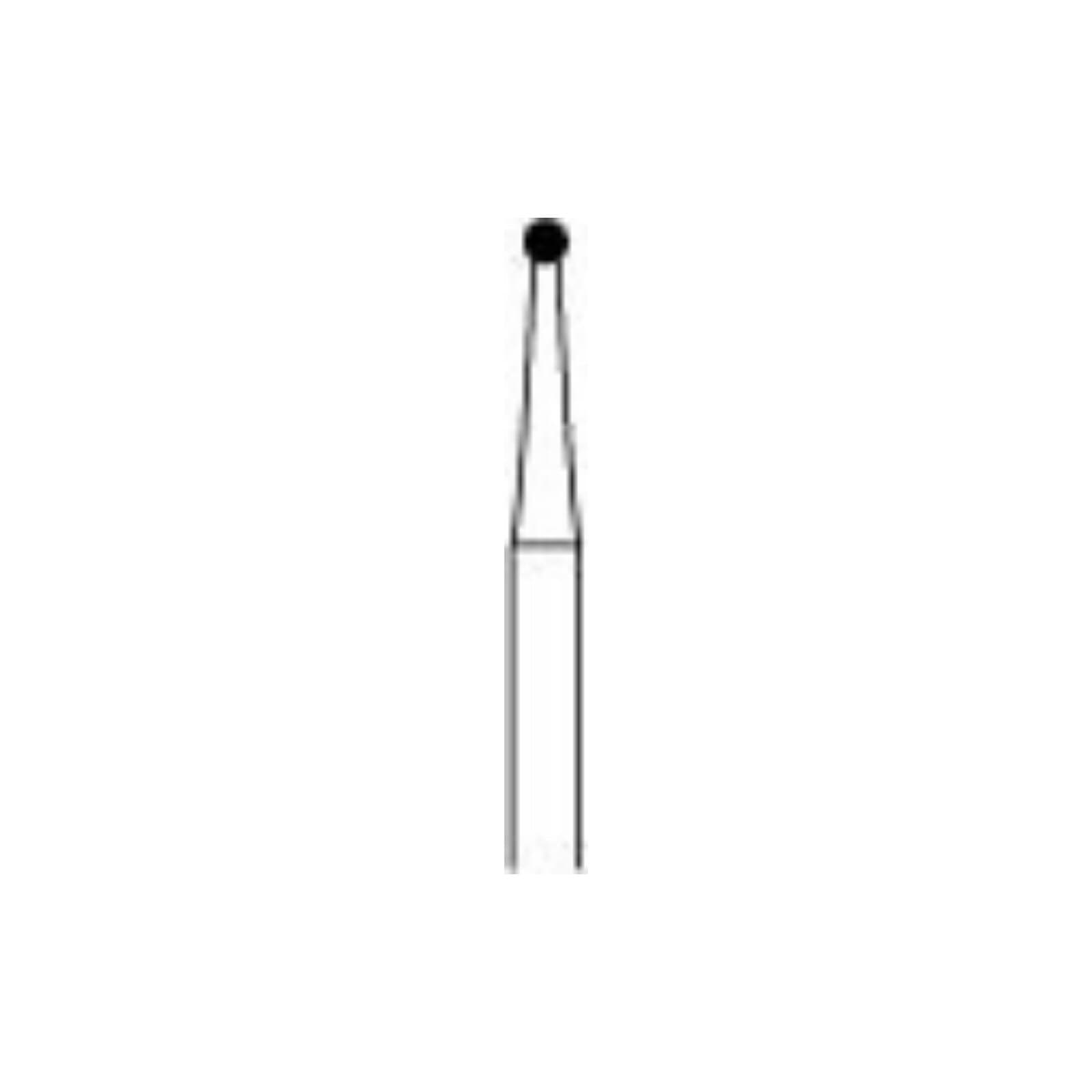 NTI #1 HP Carbide Bur, Round, 0.8 mm, Straight Handpiece, 5/Pk, H1-008HP thumbnail 6