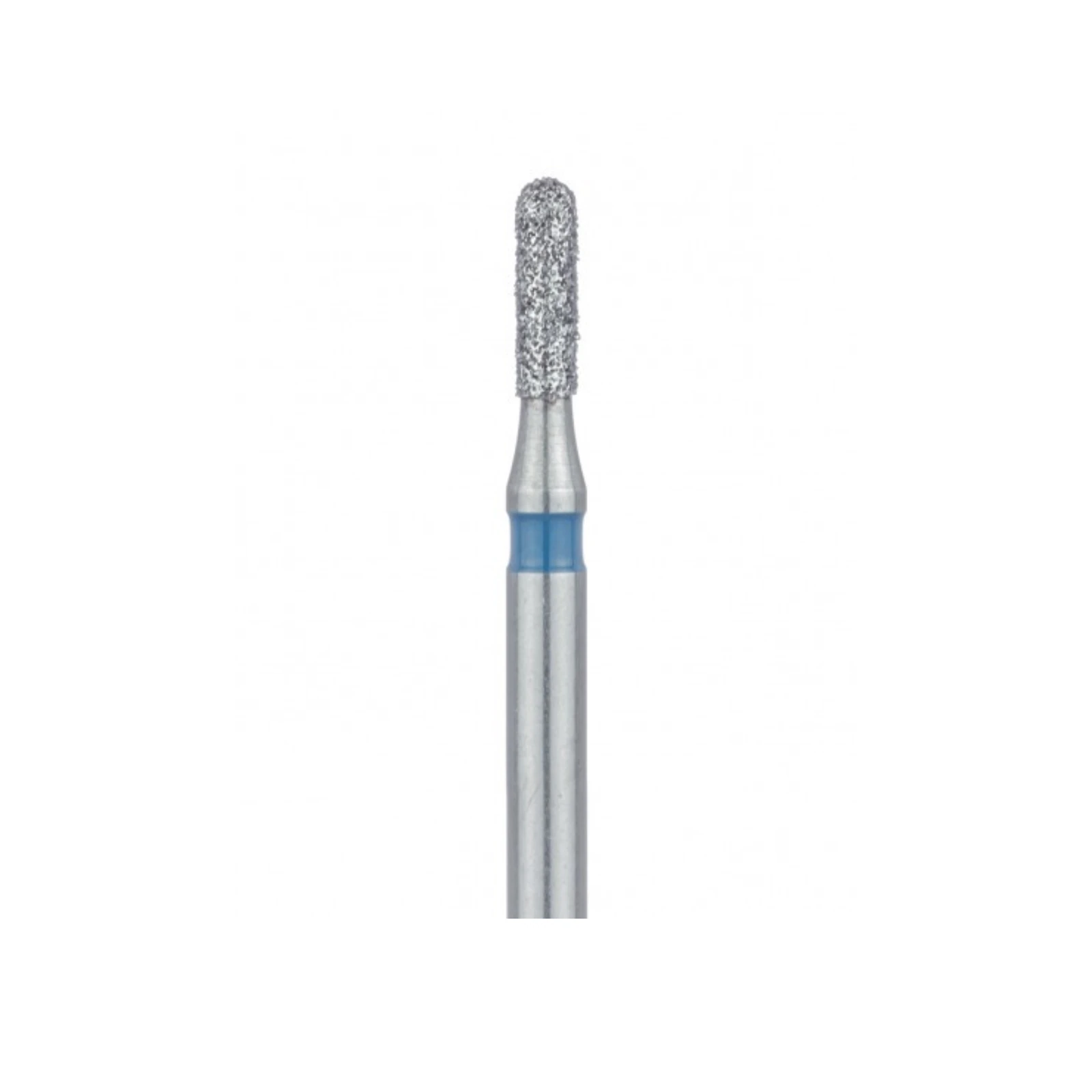 Meisinger 838L-012-FG Medium Diamond Bur, Long Round End Cylinder, Friction Grip, 1.2 mm Diameter, 5/Pack thumbnail 3