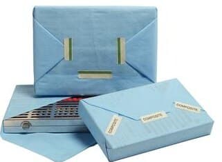 Hu-Friedy IMS Autoclave Sterilization Wrap, 15" x 15", 1000 Sheets/Box, IMS-1211 thumbnail 3