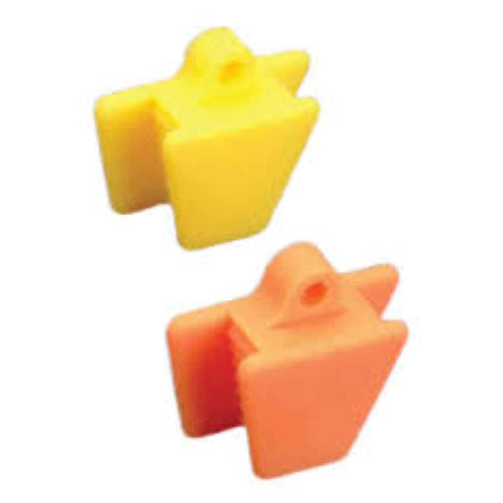 Plasdent EXTND Silicone Mouth Props, Small (Pedo), Yellow-Orange, Latex-Free, 2/Pk, SC-9060-7X thumbnail 2