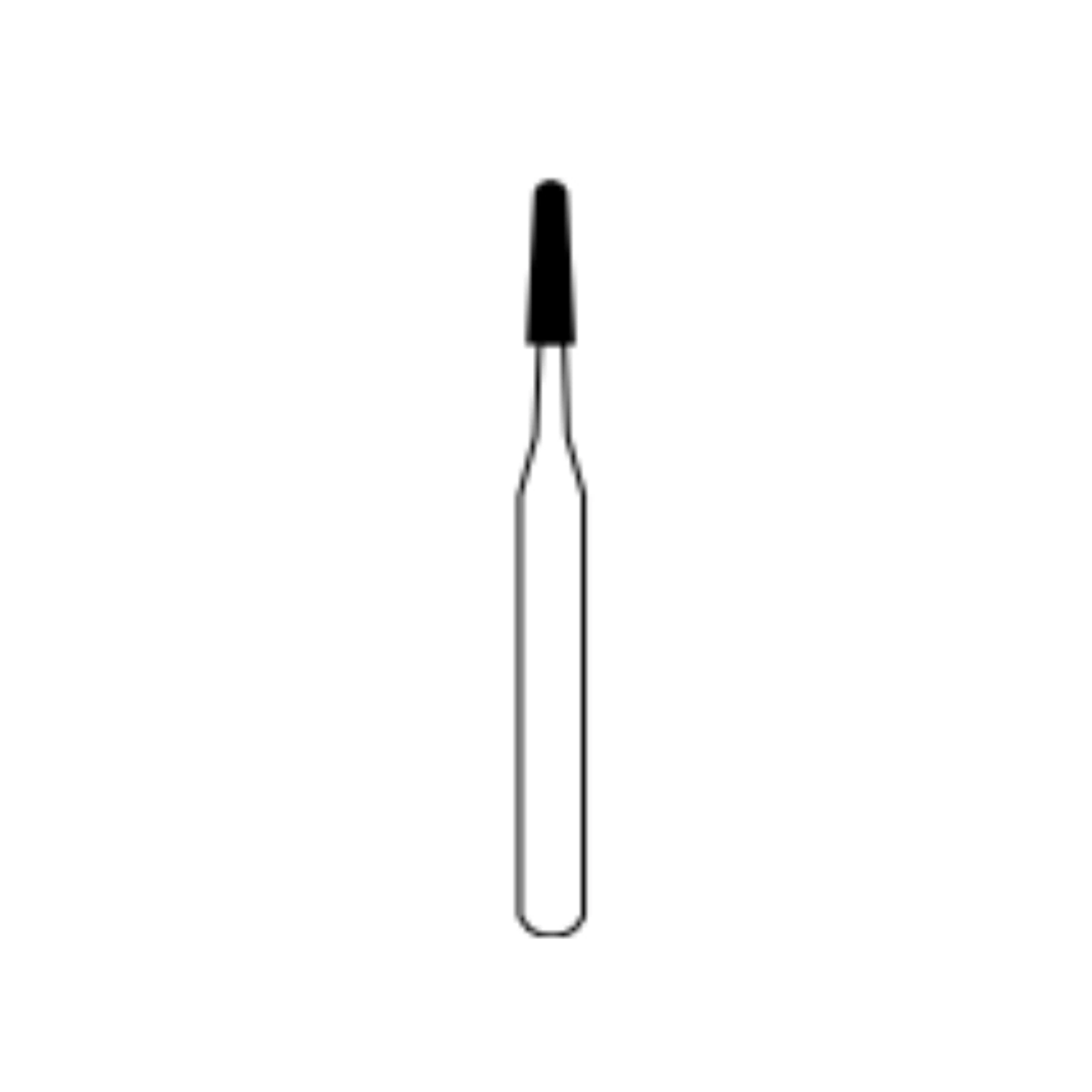 Alpen® Carbide Bur FG #1701 Round End Cross Cut Tapered Fissure, 1.2 mm Diameter, 10/Pkg thumbnail 2