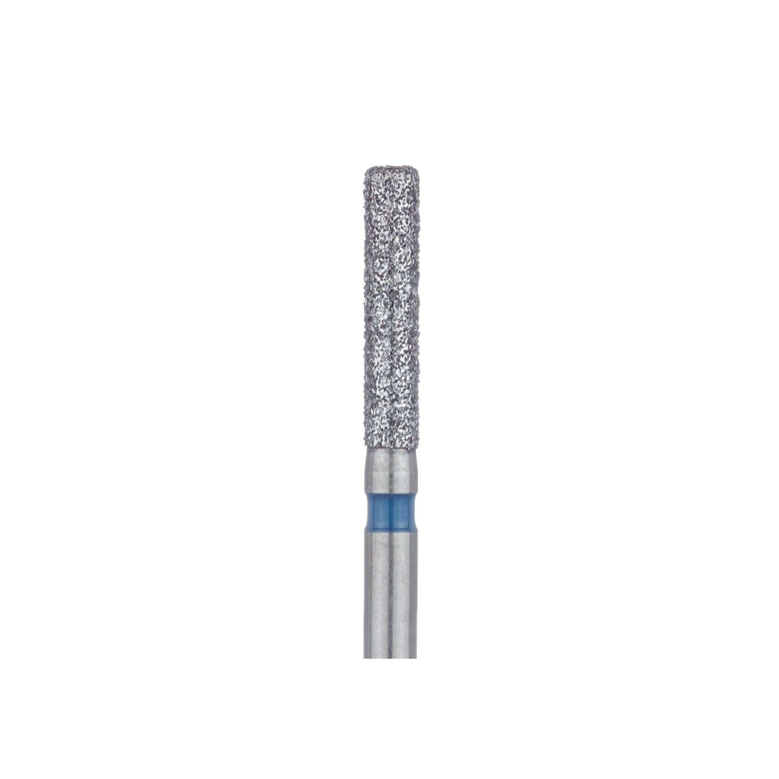 Meisinger 842-016-FG Multi-Use Diamond Bur, Round Edge Extra Long Cylinder, Medium Grit (Blue), 1.6 mm Diameter, 8 mm Working Length, Friction Grip, 5/Pack thumbnail 3