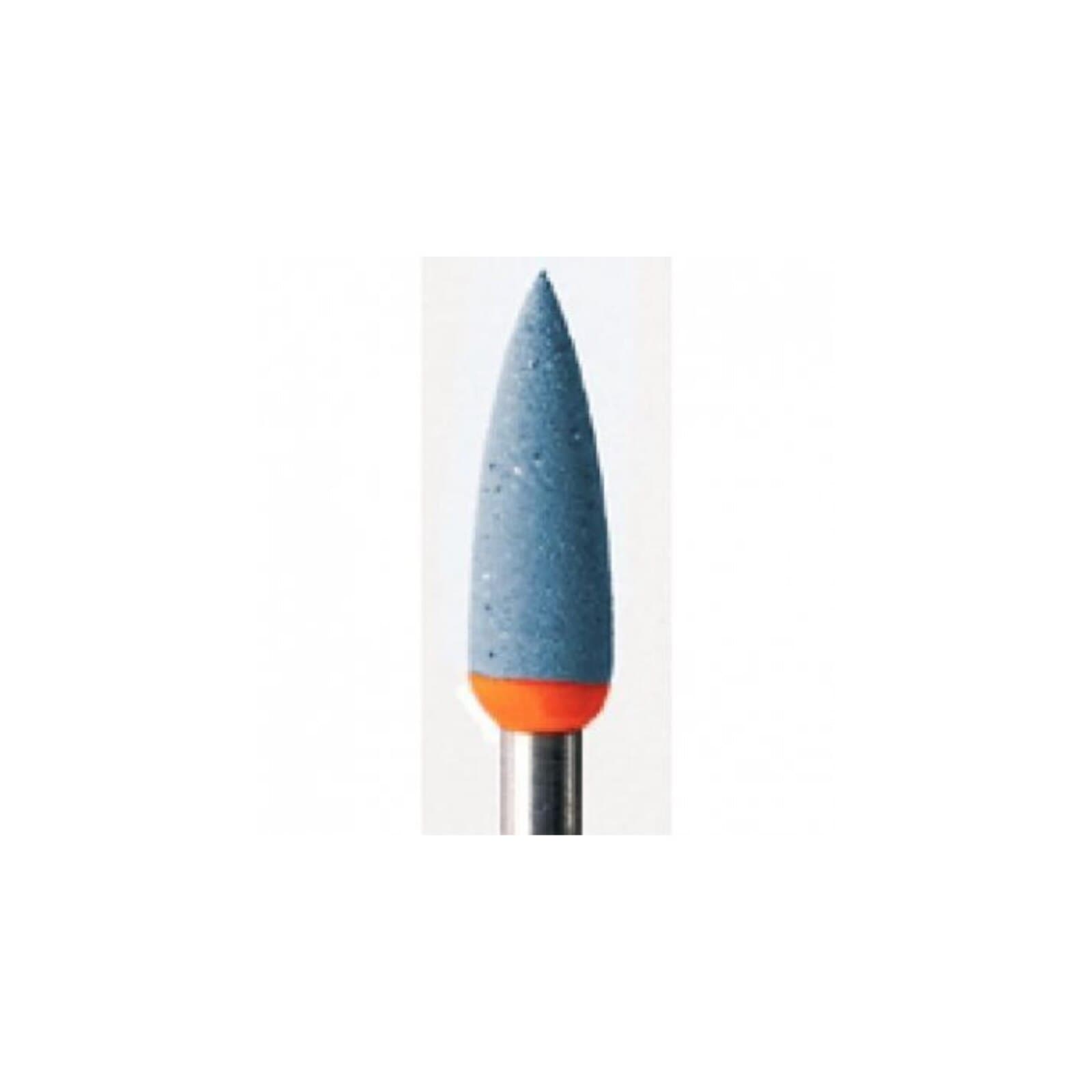 Meisinger 9741M-030-FG-BLU Ceramic Polisher, Flame, Medium, Blue, Friction Grip, 3.0mm, 2/Pack thumbnail 2