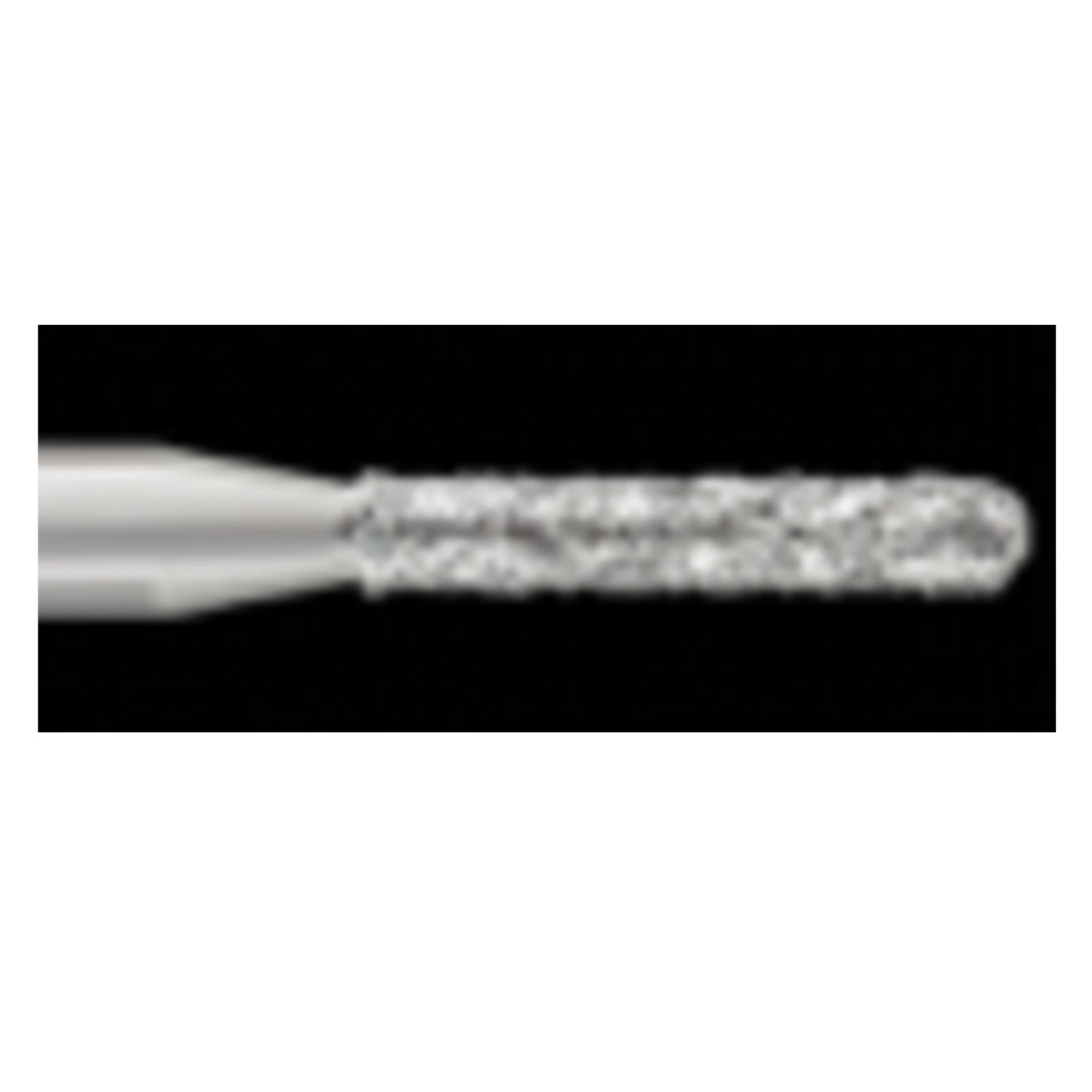 SS White Piranha Diamond Bur, FG #880-012C, Coarse Grit, Round End Cylinder, Single-Use, 25/Pack - #880-012 Coarse Piranha Diamond Round End Cylinder FG Pack of 25 - Image 1