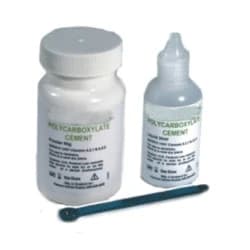 Polycarboxylate Cement Kit, Powder 60g & Liquid 40g - Polycarboxylate Cement 60g/Powder & 40g/Liquid - Image 1
