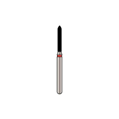 Alpen X1 Single Use Diamond Bur, FG, #878-012C, Cylinder Modified Beveled End, Coarse, Green, 1.2 mm, 25/Pk, X878C012 thumbnail 2