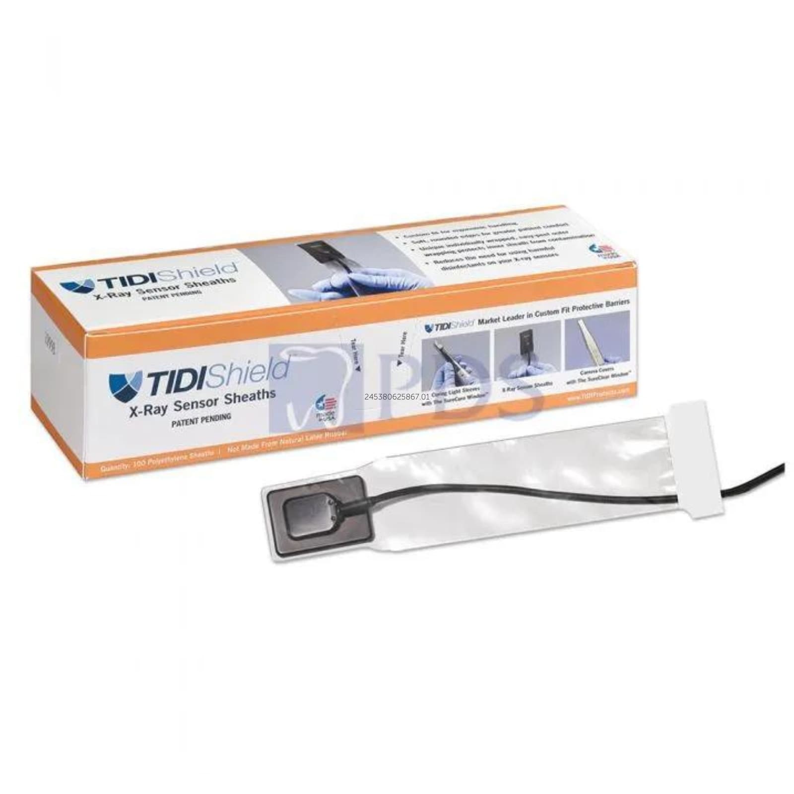 TIDIShield X-Ray Sensor Sheath for Schick CDR Elite, Size 2, 500/Box, 20825 thumbnail 6