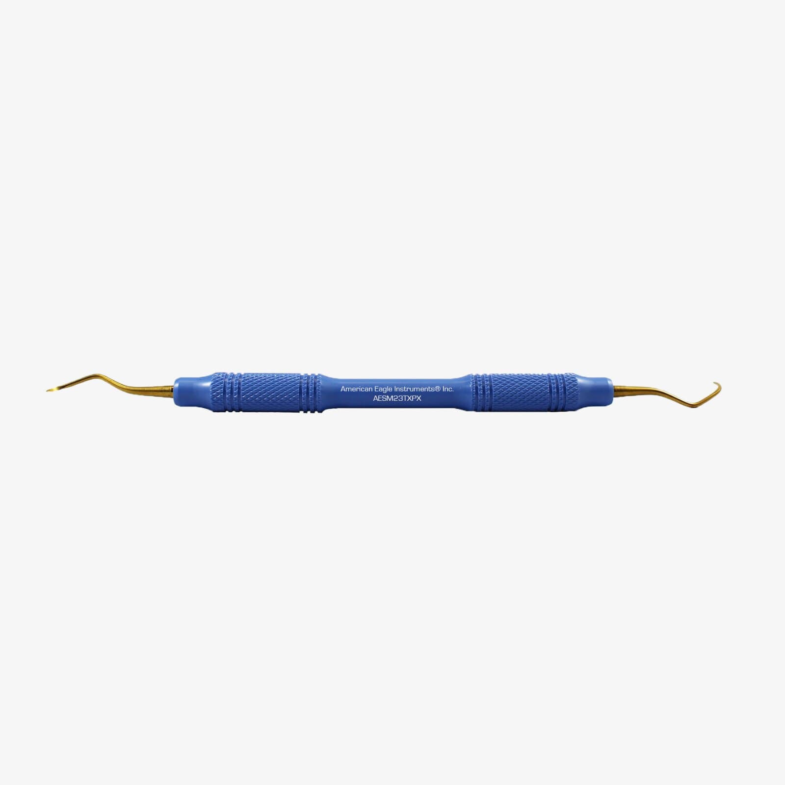 American Eagle XP Sharpen-Free Thin M23 Sickle Scaler, Double End, 3/8" EagleLite Resin Handle, Black, AESM23TXPX thumbnail 2