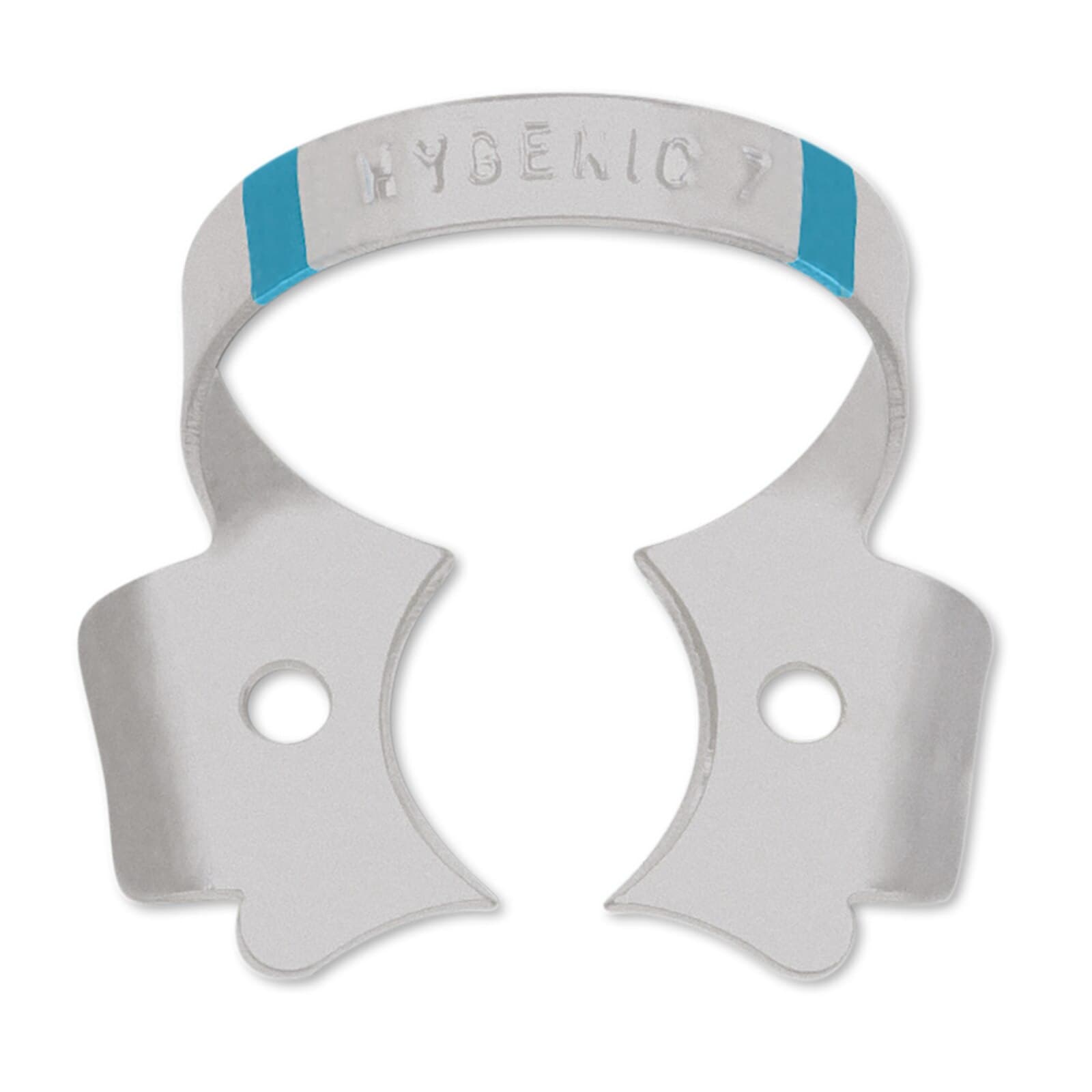 Hygenic Fiesta Color-Coded Winged Rubber Dam Clamp, #7, Light Blue, Matte Finish, 1/Pk, H09960 thumbnail 3