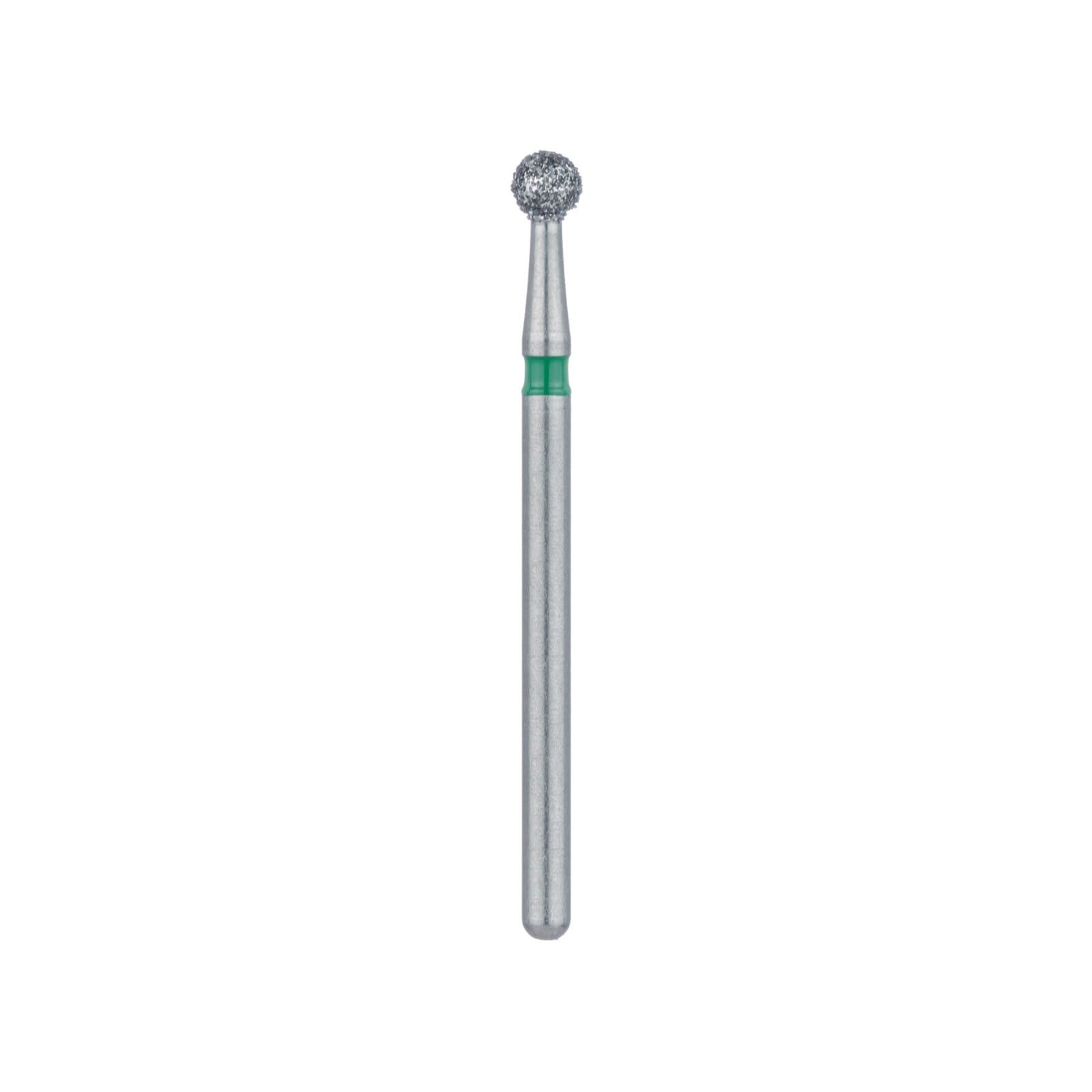 Meisinger 801G-023-SU FG Surgical Diamond Bur, Round, Coarse (Green), 2.3 mm, Multi-Use, 5/Pack thumbnail 2