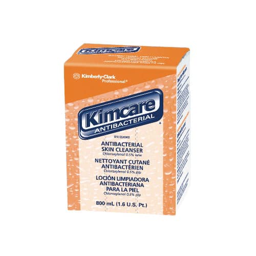 Kimcare Lux Antibacterial Foam Soap, 0.5% PCMX, Light Floral Scent, 1 L Bottle, 6/Case - Kimcare Lux Antibacterial Soap Foam Liter 6/Cs - Image 1
