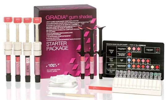 GC America Gradia Gum Shades Starter Kit, Gingival Composite System, 7 Syringes, 001889 thumbnail 8