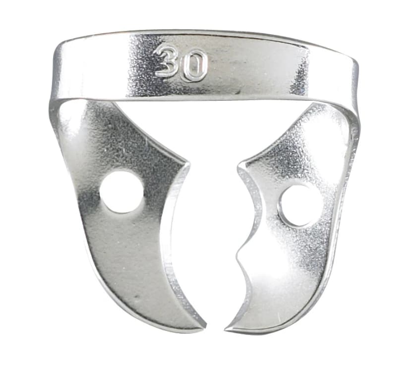 Miltex Rubber Dam Clamp #30, Upper Molar, Wingless, Stainless Steel, Single Clamp thumbnail 3