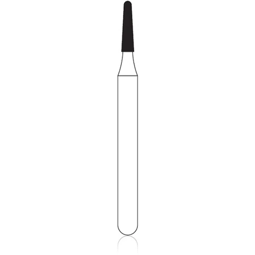 NTI Diamond Bur, FG, Needle, #SF859, 1.0 mm Diameter, 10.0 mm Length, Super Fine, Yellow, 5/Pk, SF859-010 thumbnail 3