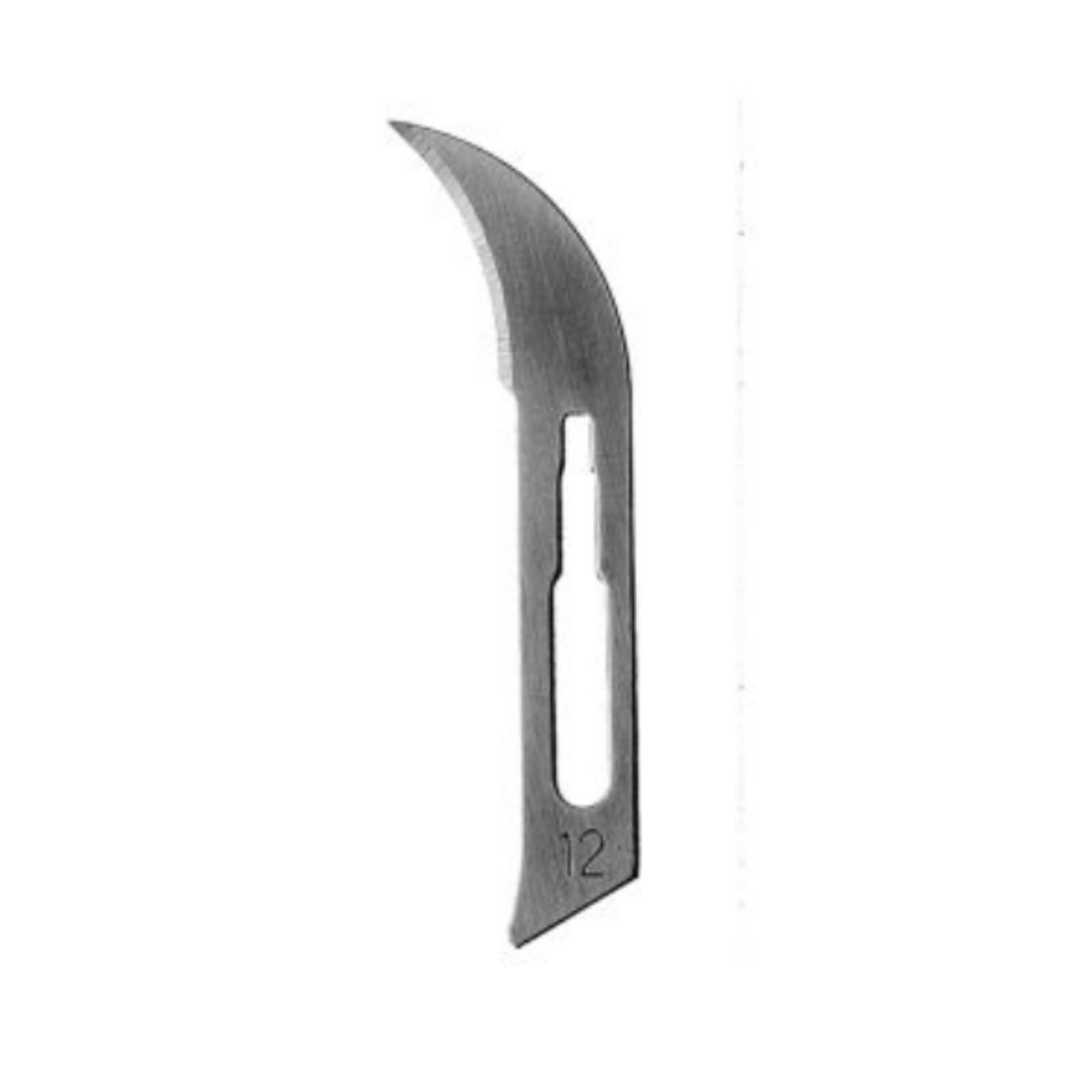 Hu-Friedy #11 Sterile Carbon Steel Surgical Scalpel Blade, Single Use, Box of 100, 10-255-11 thumbnail 2