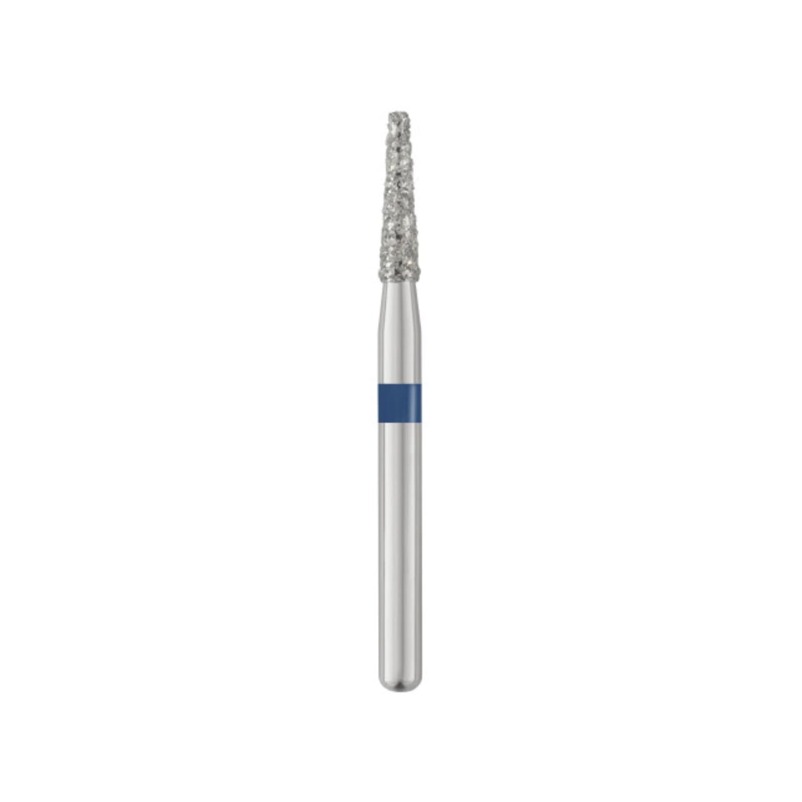 Piranha Diamond Single-Use Burs, FG, Flat End Taper, #846-016, 1.6 mm, Medium Grit, Blue, 25/Pk, 846-016M thumbnail 2
