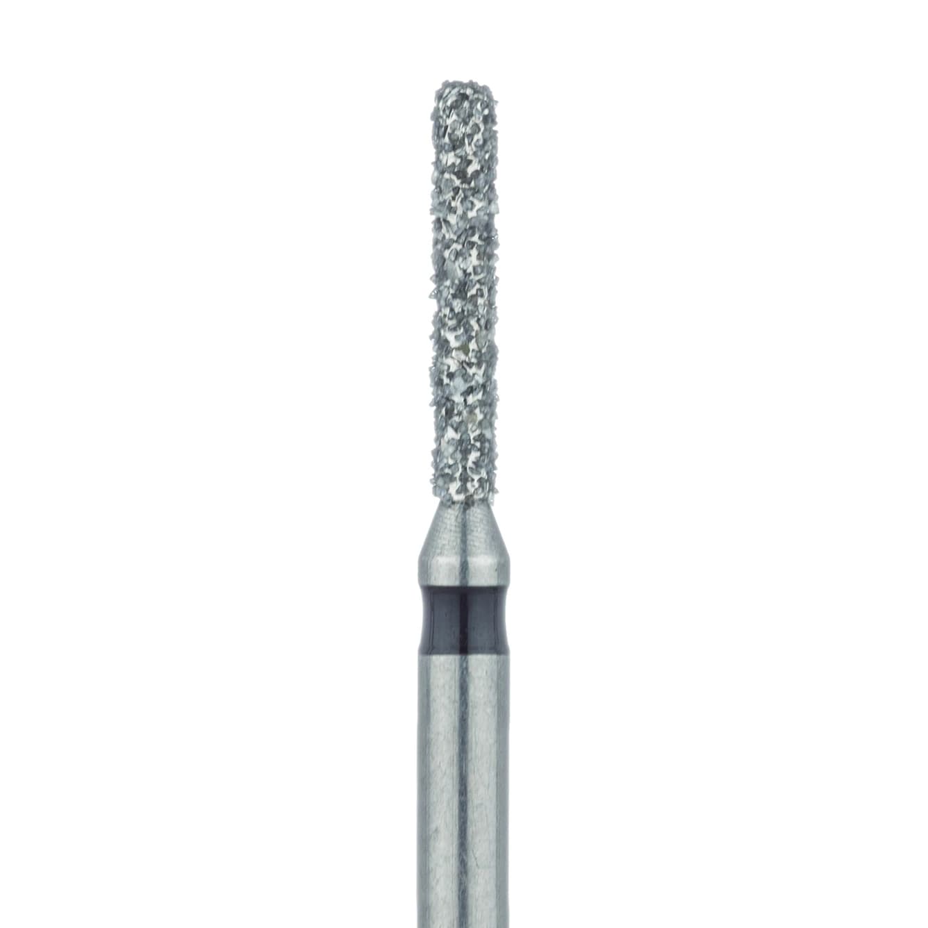 Meisinger 883H-012-FG Diamond Bur, Super Coarse (Black), Round End Cylinder, FG, 1.2 mm Head Diameter, 7.0 mm Head Length, 5/Pkg thumbnail 3