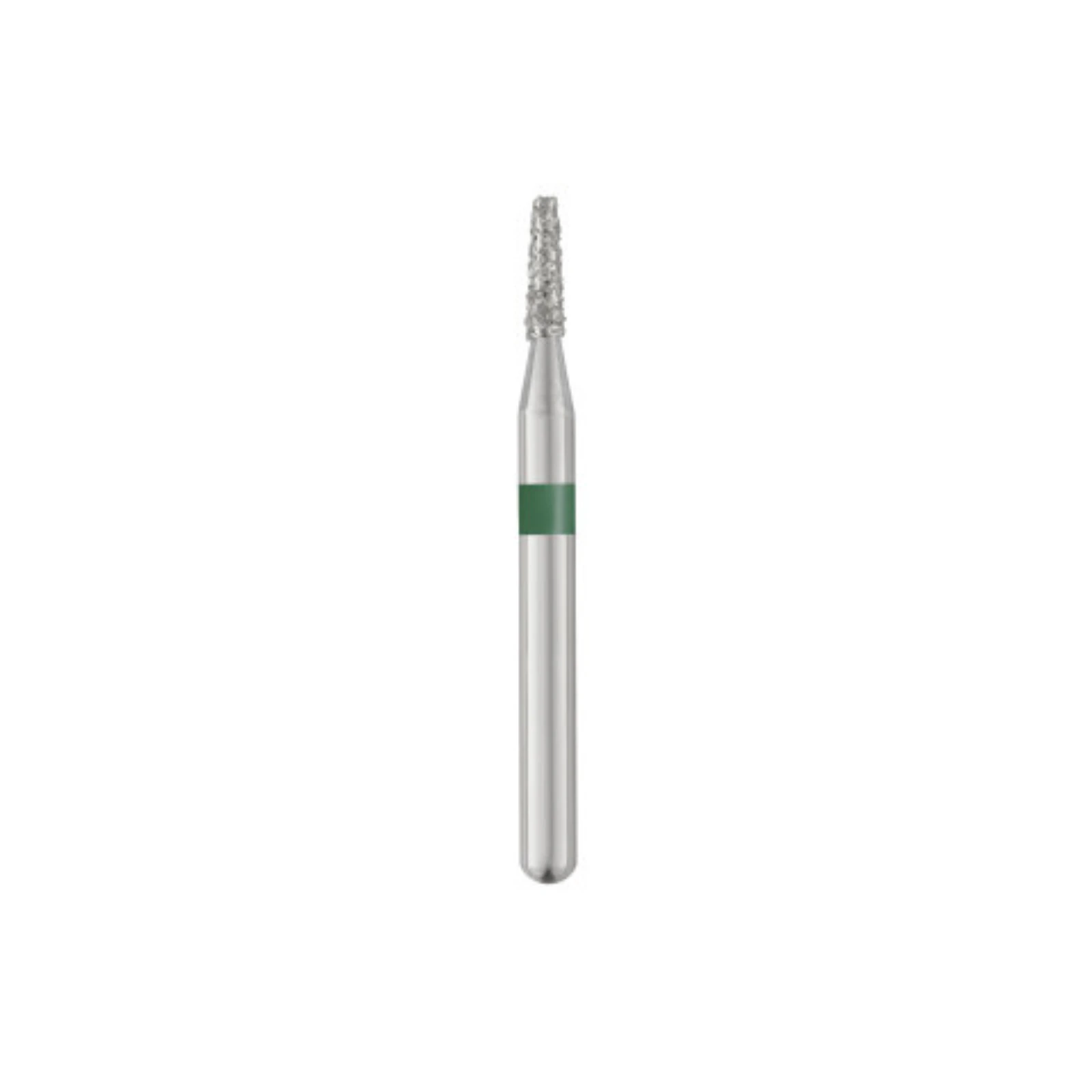Piranha Diamond Single-Use Burs, FG, Flat End Taper, #845-012C, 1.2 mm, Coarse, Green, 25/Pk thumbnail 3