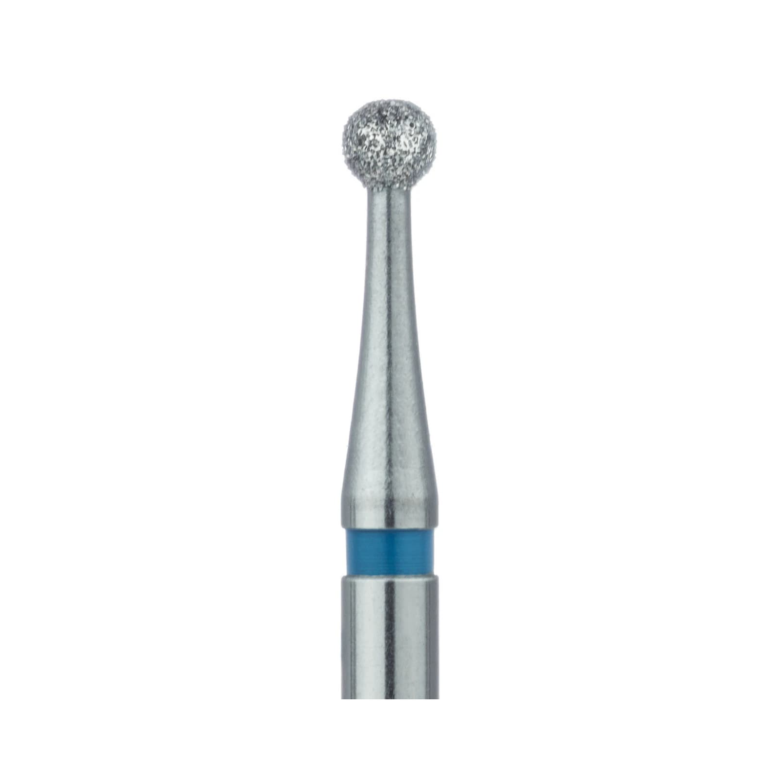 Meisinger Multi-Use Diamond Bur, RA, Round, #801, 2.3 mm, Medium Grit, Blue Ring, 5/Pk, 801-023-RA thumbnail 3
