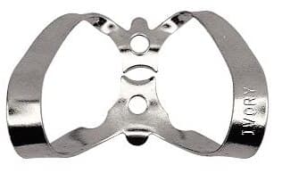 Ivory Rubber Dam Clamp #9, Winged Labial, Stainless Steel, 1/Pk, 50057384 thumbnail 7