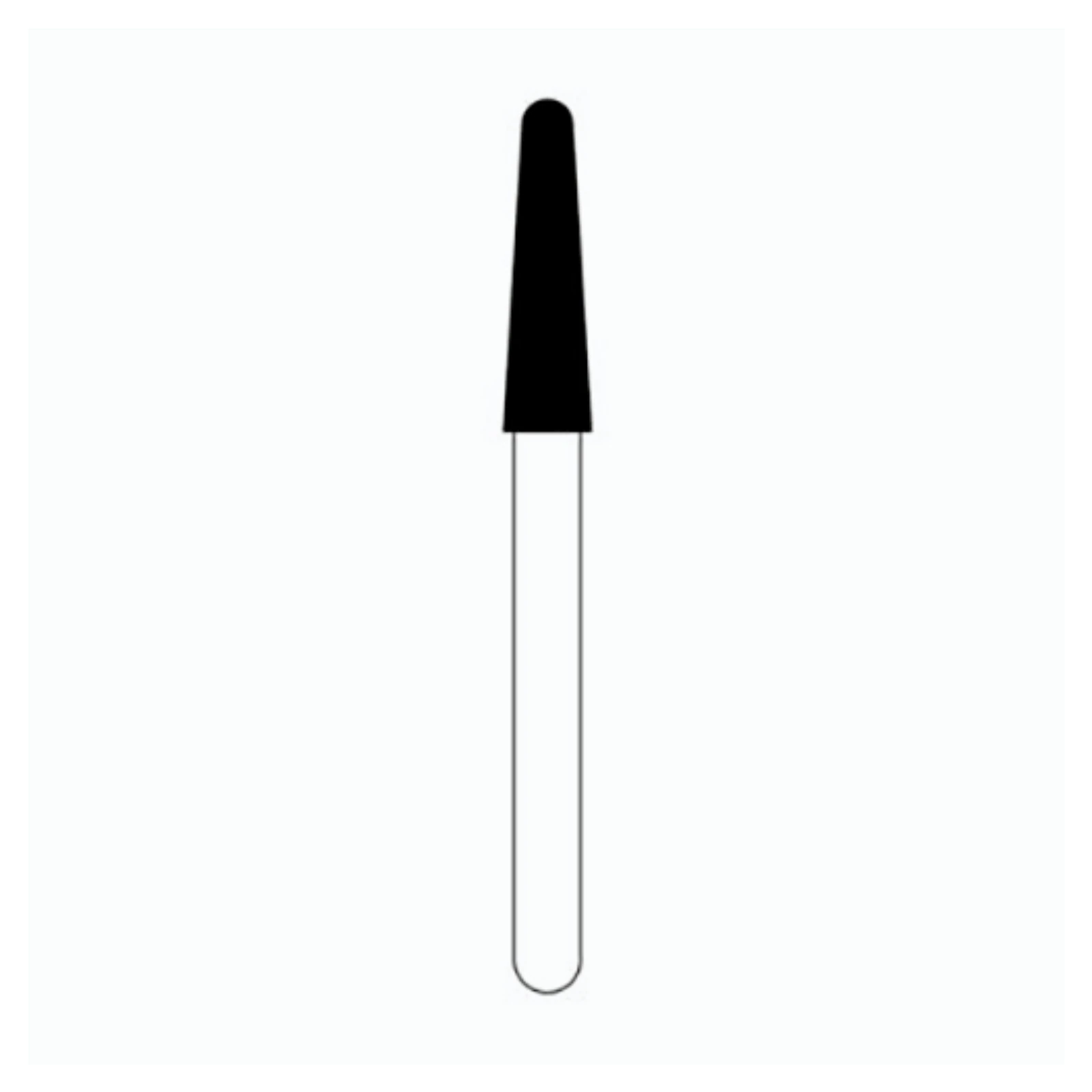 NTI Diamond Bur Super Coarse FG Mini Round End Taper, #856-021 (SC856-021M), 2.1 mm Diameter, 8.0 mm Length, 5/Pack thumbnail 2