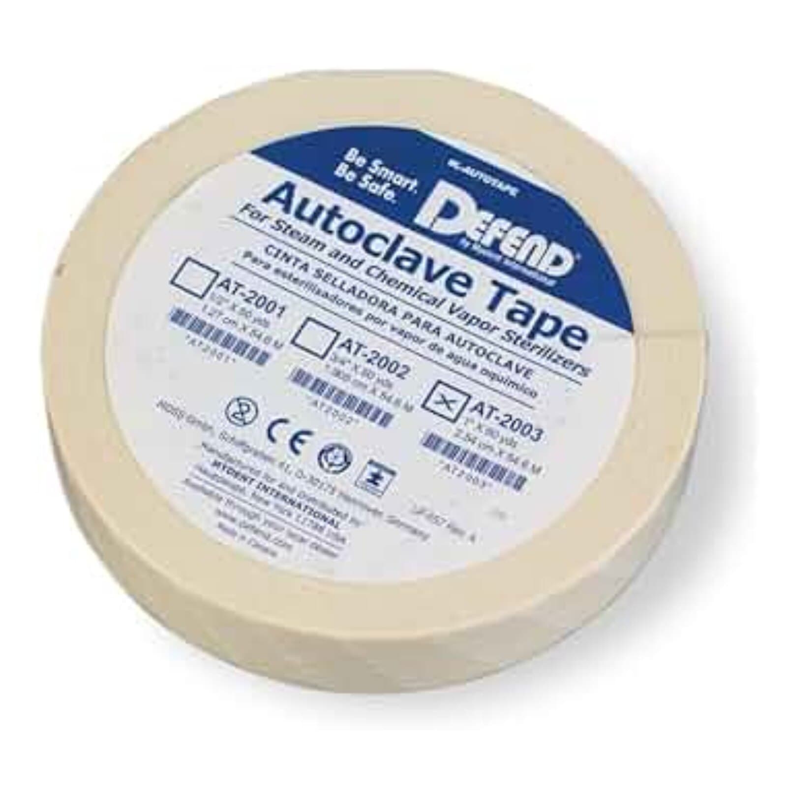 Defend Autoclave Indicator Tape, 1" x 60 yd, Sterilization Indicator Tape, AT2003 thumbnail 6