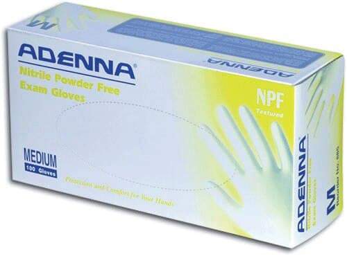 Adenna NPF Nitrile Powder-Free Exam Gloves, Extra Large, Blue, 100/Box, NPF888 thumbnail 2