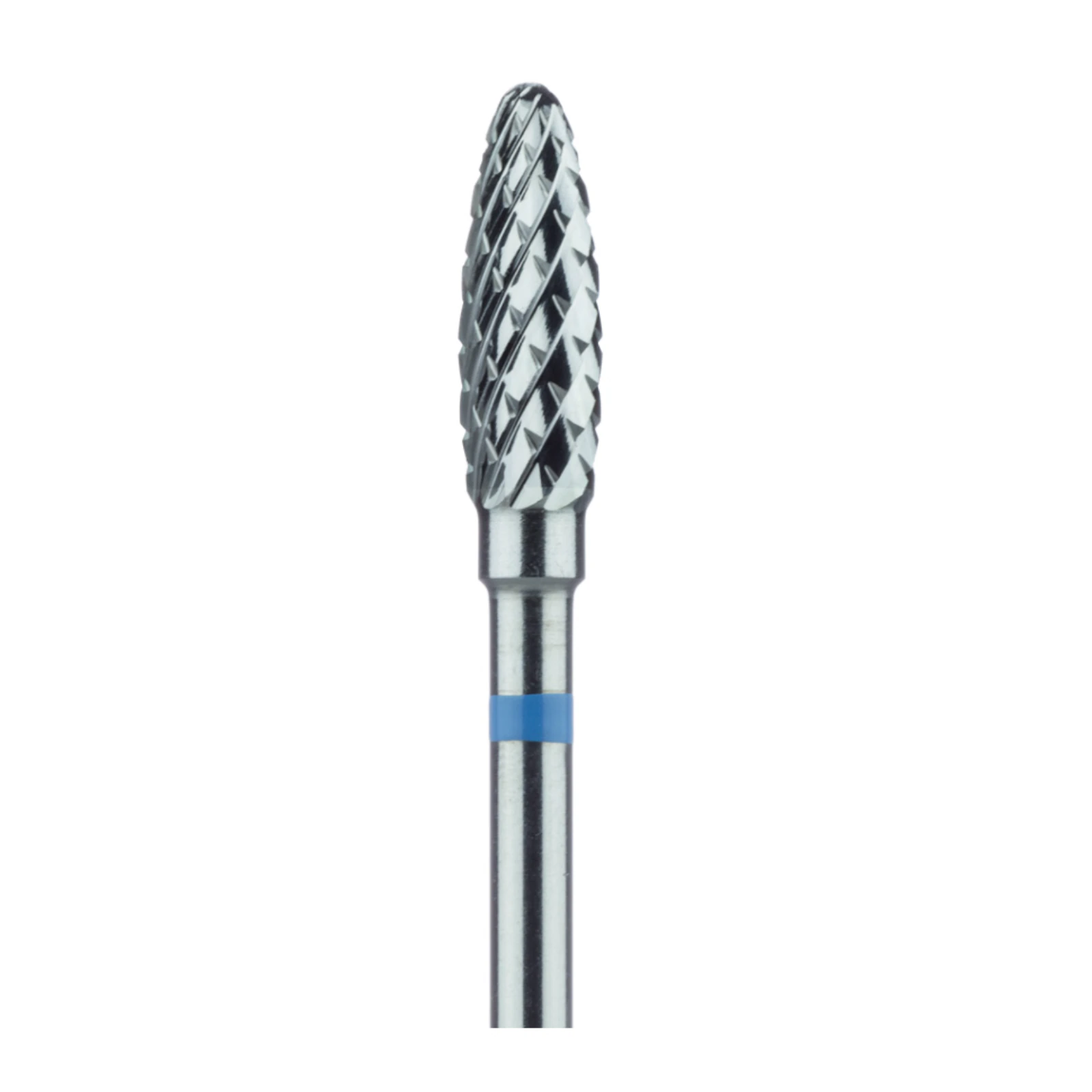 Meisinger Lab Carbide Bur HM250GX-040-HP, 4.0mm Round End Acrylic Taper X-Cut Medium, HP Handpiece thumbnail 2