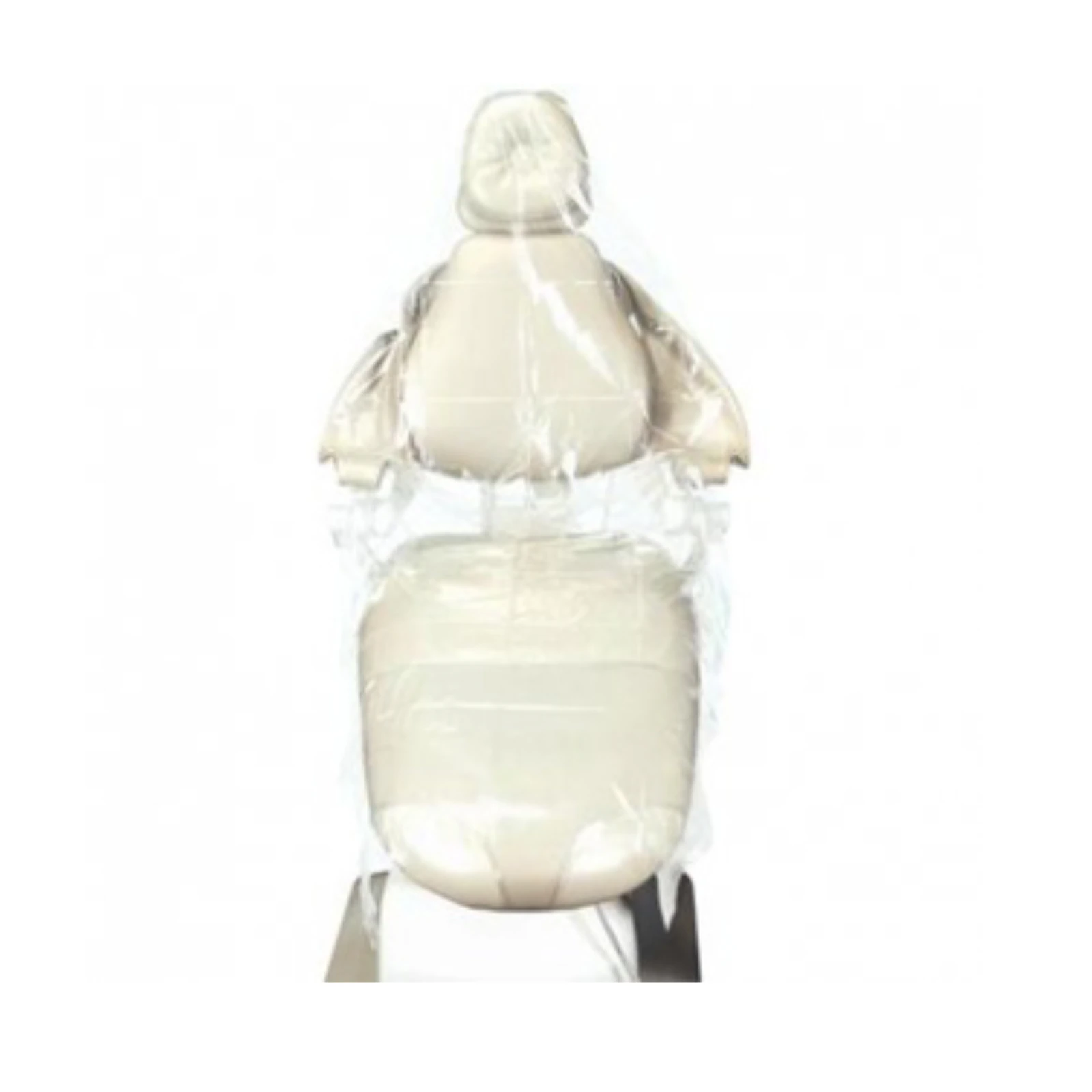 Plasdent Wide Full Chair Cover, 44" x 54", Clear, 150/Box, PS106 thumbnail 2